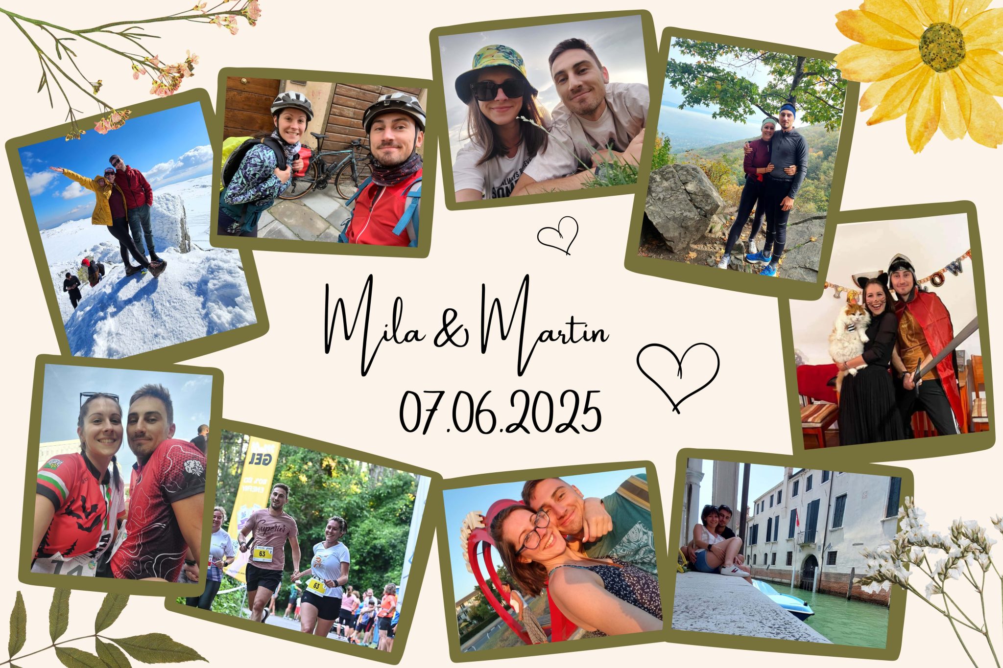 Music wedding site Mila & Martin